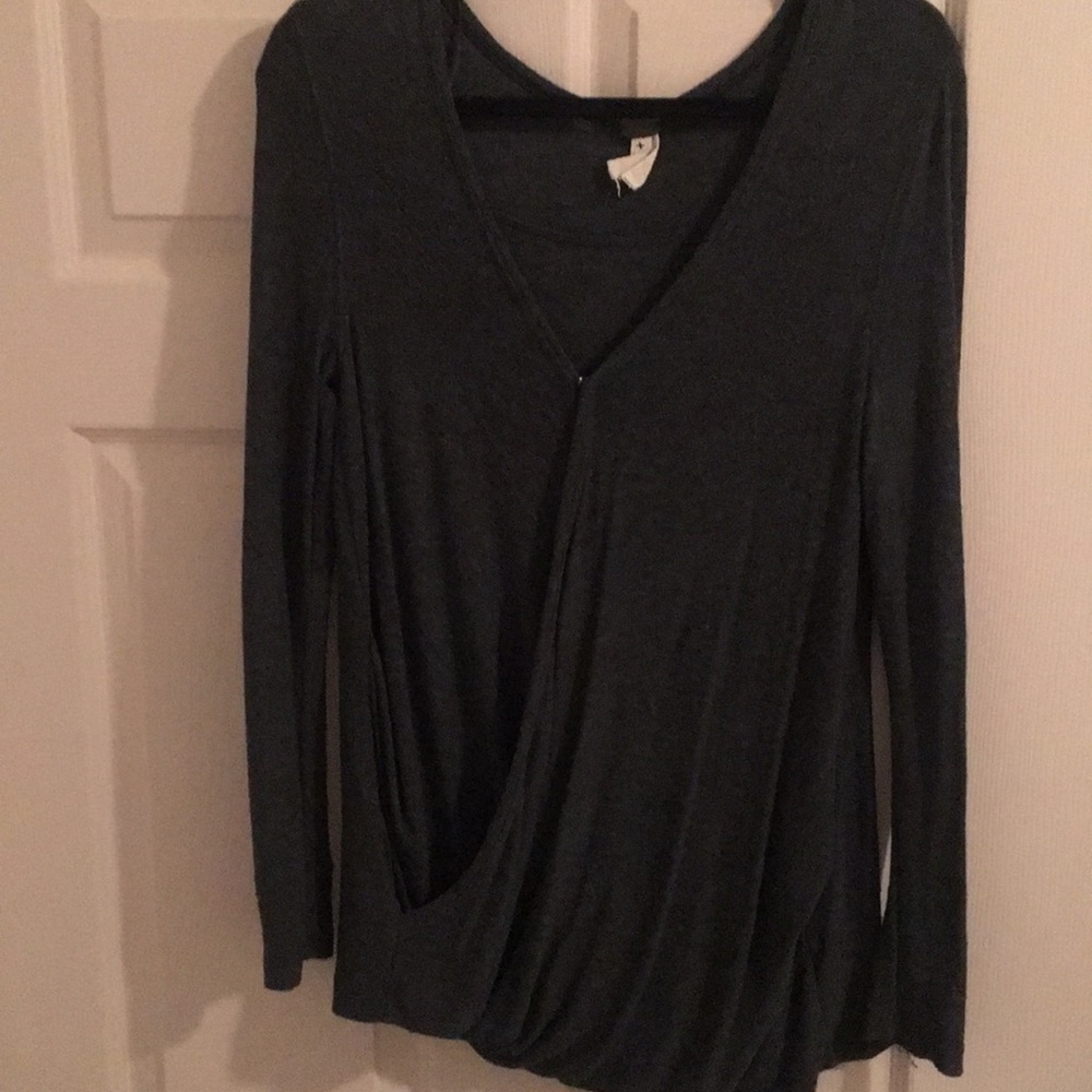 Free People Cross Body Shirt